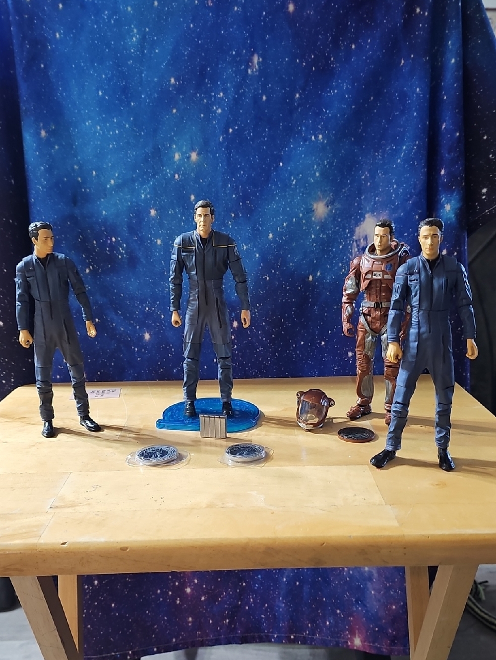 Star Trek Enterprise Captain Jonathan Archer and Crew Action Figures Set
